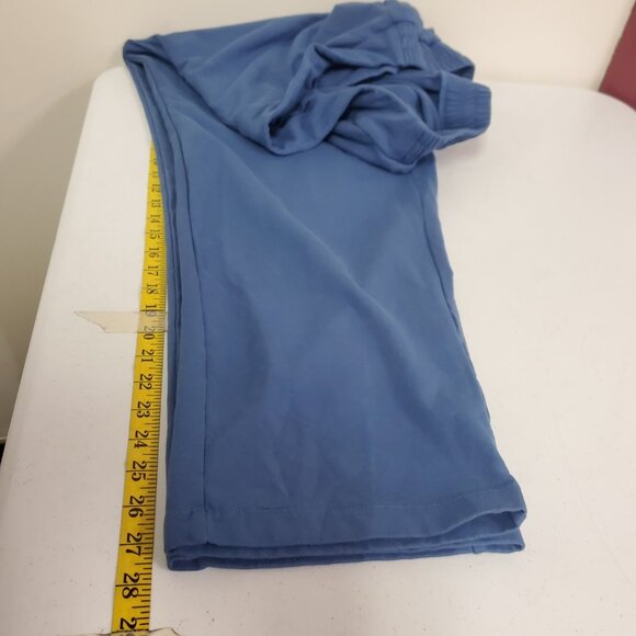Soft Surroundings Womens Wide Leg Sweatpants Size 1X Blue Athleisure Stretch - Picture 9 of 15